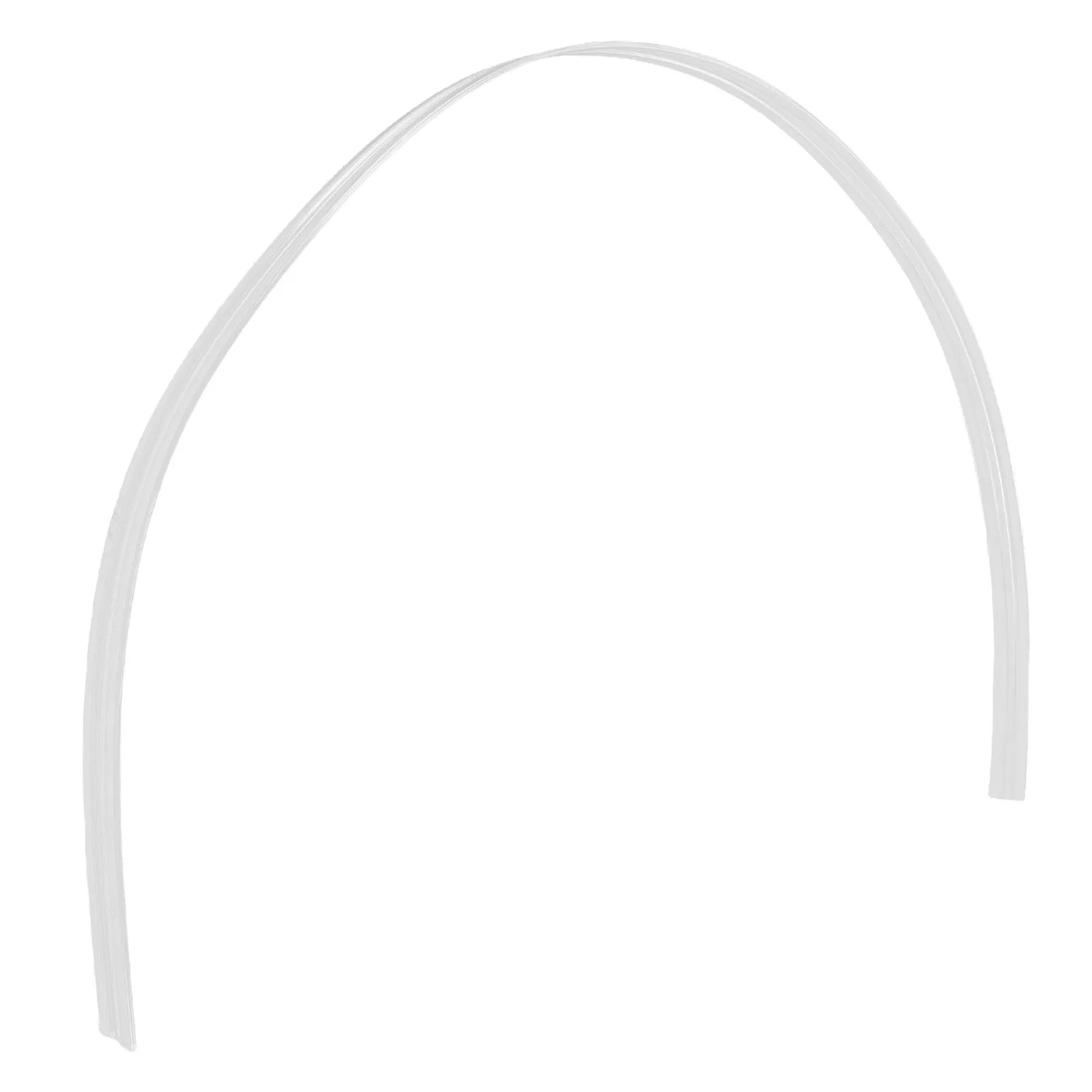 Clear Flexible Acrylic 49.21x1.42 Soft High Rebound Hinge for Cabinet Furniture Display Projects Low Profile Hinges
