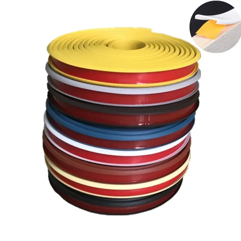 1M PVC Adhesive edge banding tape seal strip Cabinet table edge corner protector furniture veneer sheets decoration accessories