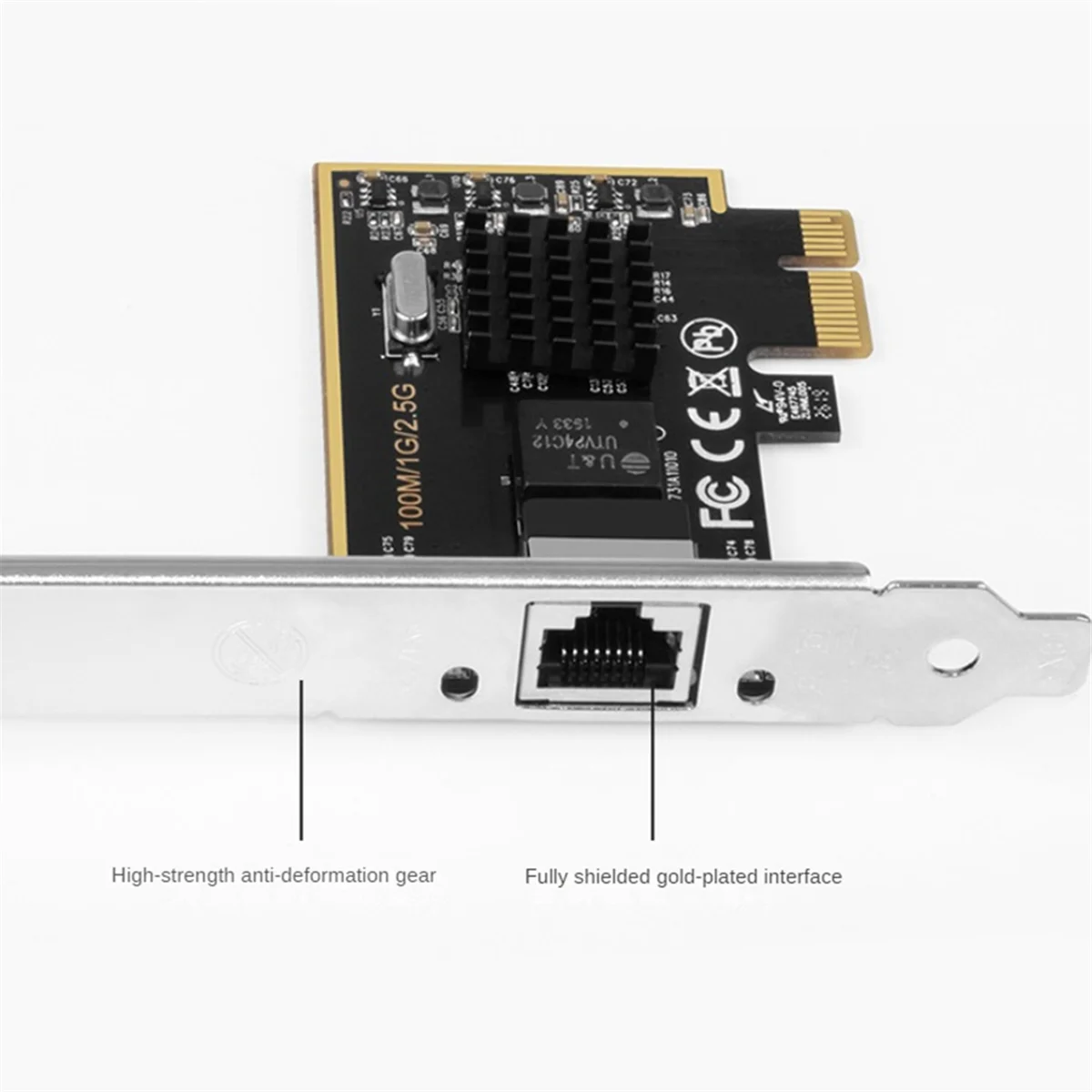 Gaming Gaming Port 2.5G Gigabit LAN Card Desktop Built-in PCIE Gigabit LAN Port RTL8125PXE Multi-Function LAN Card