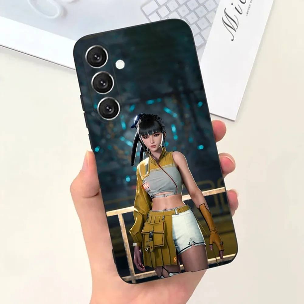 삼성 S25,S24,S21,S22,S23,S30,Ultra,S20,Plus,Fe,Lite,Note,10,9,5G 블랙 커버용 게임 스텔라 블레이드 전화 케이스