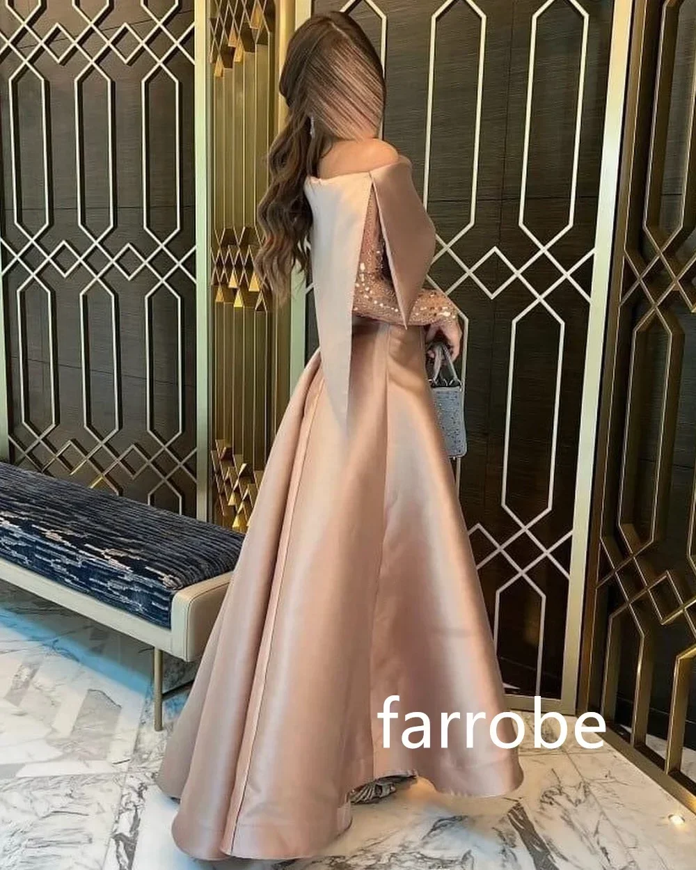 Customized Chinese Style Pleat A-line One-shoulder Midi Dresses Homecoming Dresses Formal Casual Simple Retro Fashion Elegant Pa image 5