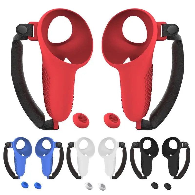 مقبض حافظة واقية ل MetaQuest 3 ، غطاء سيليكون من البولي يوريثان ، مقاوم للعرق ، تحكم باللمس ، ملحقات VR