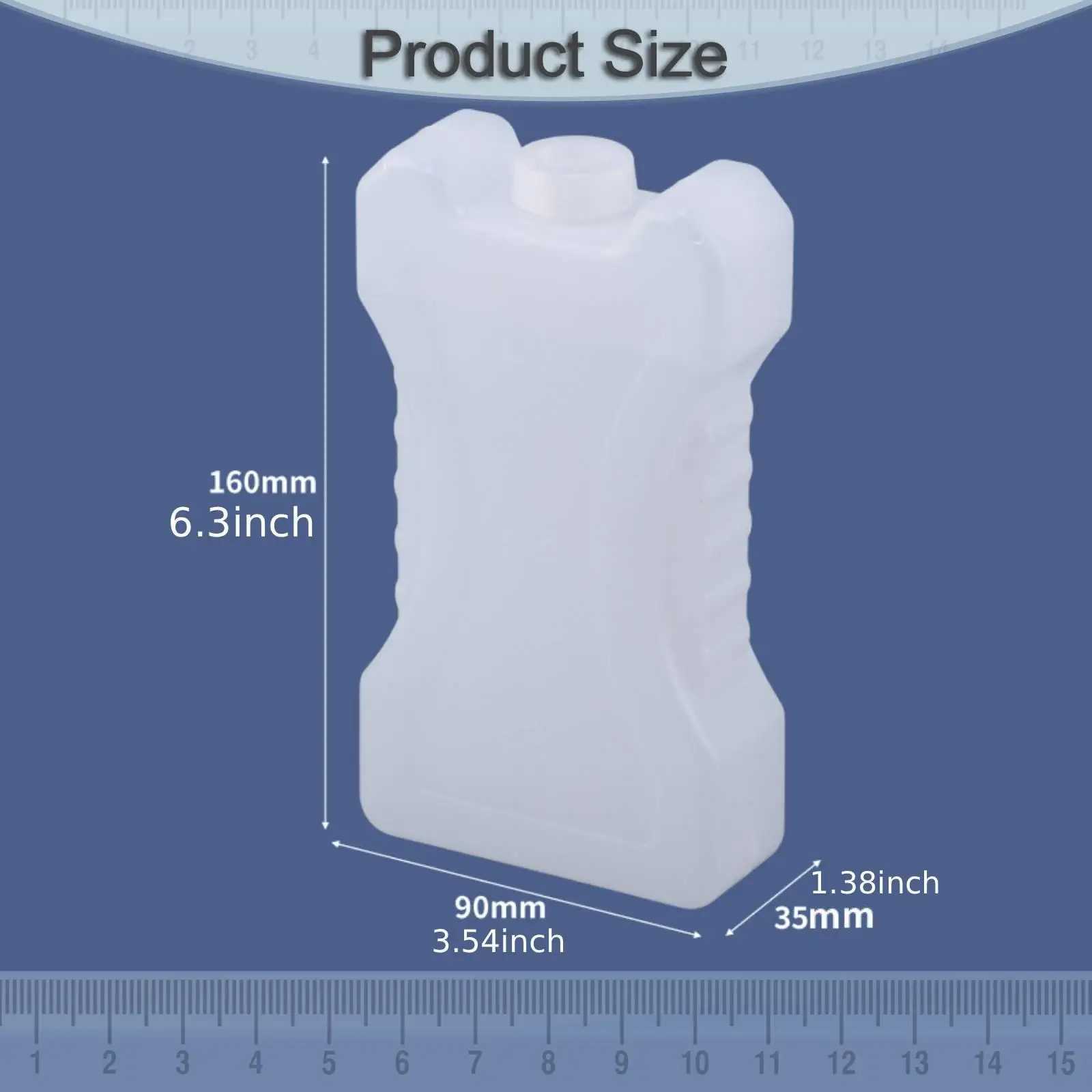 6x Ice Packs Ice Blocks Efficient Leakproof Stays for Longer Reusable Portable for Outings Camping Family Picnics BBQ