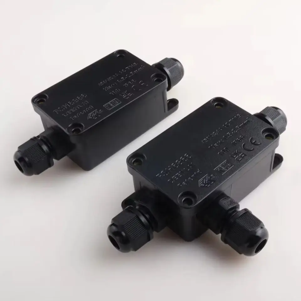 IP66 Outdoor Waterproof Mini Junction Box With FSH100 2/3 Terminal Connectors for Outdoor Lighting