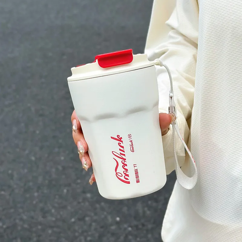 

420ml Travel Coffee Mug Reusable Vacuum Insulated Coffee Mug for Keep Hot Ice Tea and Beer Car Thermos Cup Gift for Christma