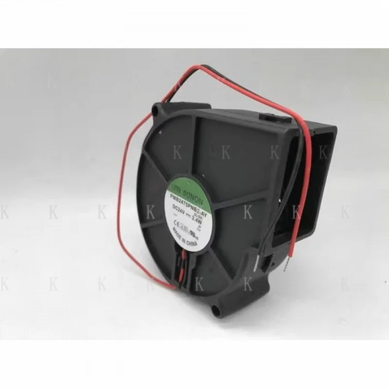 C   NEW FOR SUNON PMB2475PNB2-AY DC24V 3.4W 2Line 75*30MM Fan