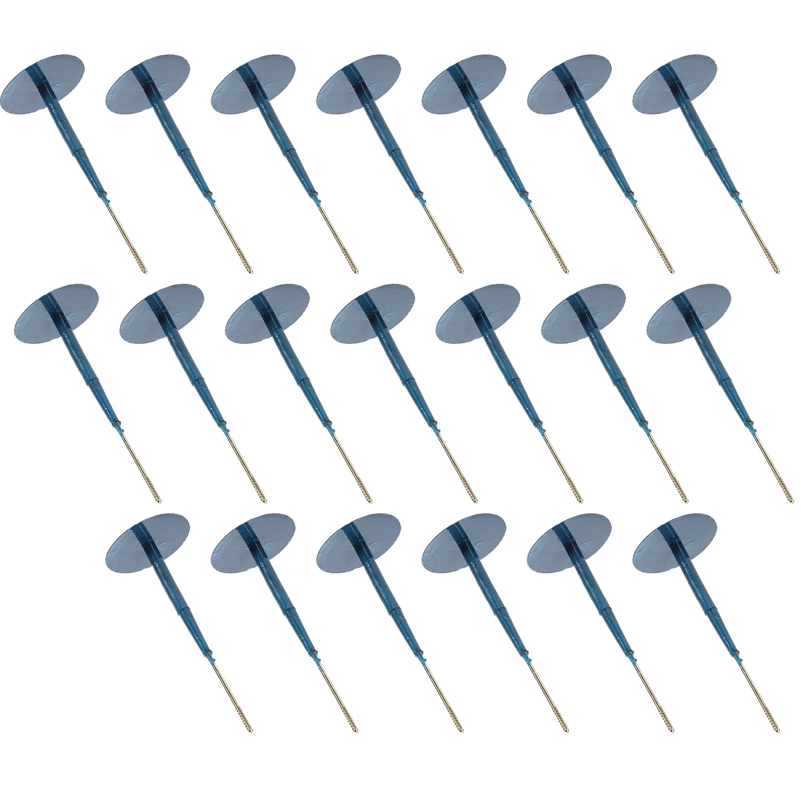 

20pcs Tire Repair Nails 3mm Cold Hot Patch Vacuum Tubeless Mushroom Plugs Car Motorcycle Bike Tire Patches Kit