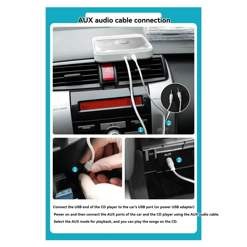 

USB Interface Car CD Dish Box External Stereo Radio Dish Box CD Player Universal Interior Parts Car Radio