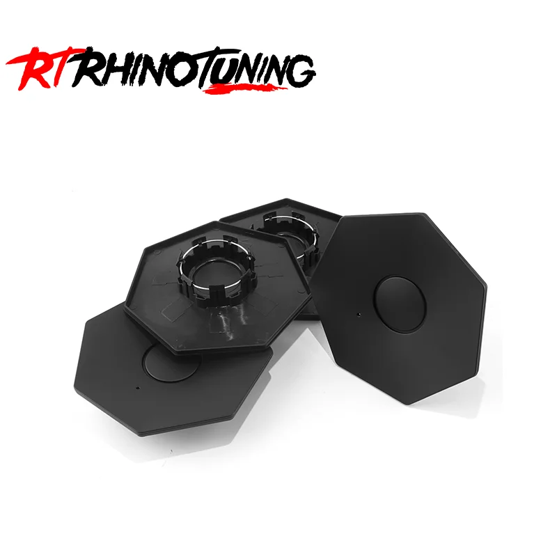 RhinoTuning-tapa central de rueda de coche, 1/4 piezas OD, 195mm/7,68 "ID 77mm/3,03", se adapta a todos los cibercamiones y cibercamiones, Tuercas OEM ABS, 2024