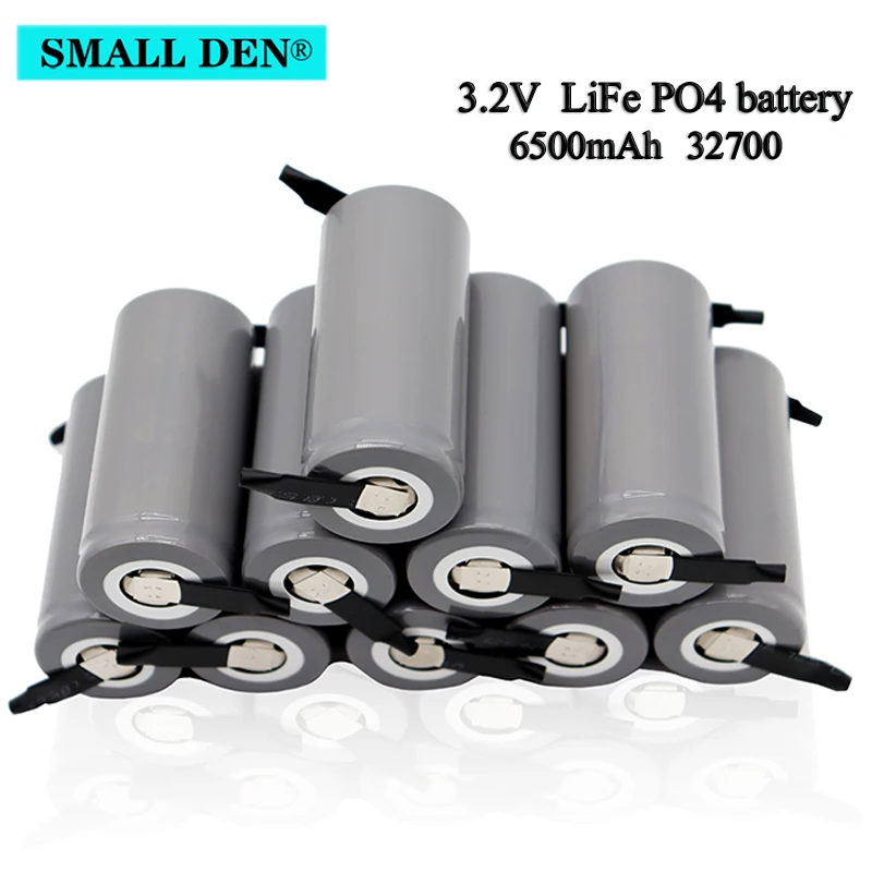 Lifepo4 3.2V 32700 fosforan litowo-żelazowy 6500mAh z akumulatorem niklowym do samodzielnego montażu