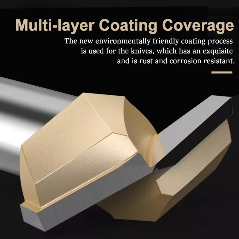 120 150 Degree V Bit 1/2 Shank Carbide Woodworking Tools V Groove Carving Router Bit Engraving Slotting Cutter For Wood MDF