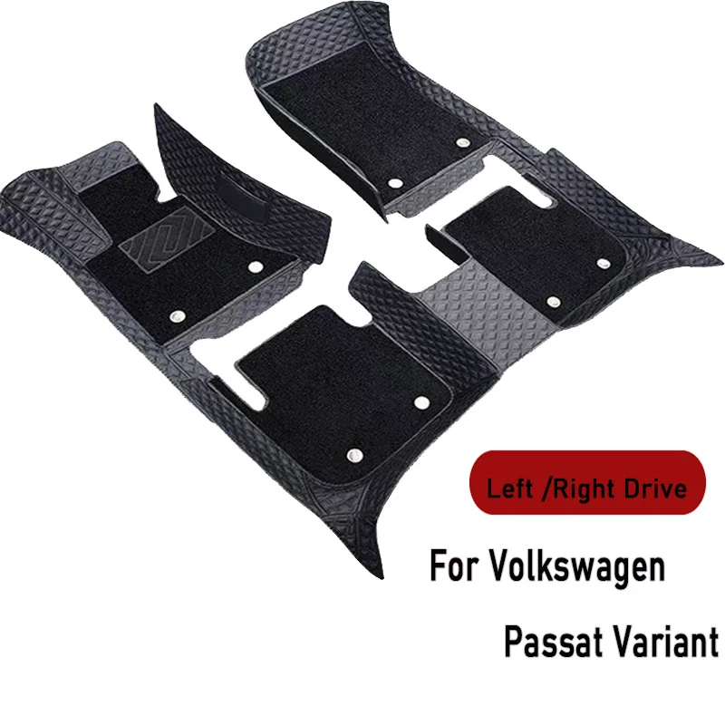 Car floor mats for Volkswagen Passat Variant 2006 2007-2014 Customauto foot Pads automobile carpet cover interior accessories