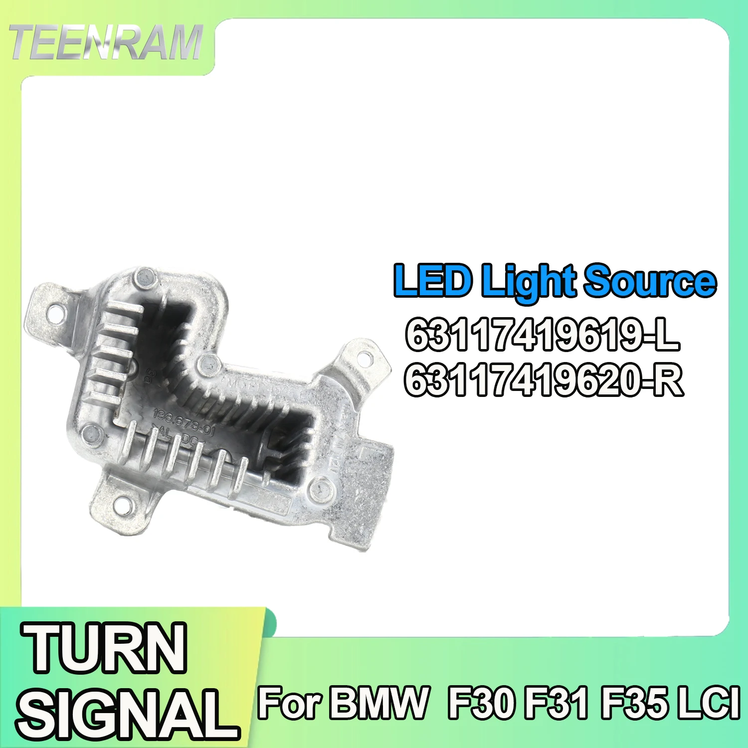 NEW 63117419619 63117419620 For BMW 3 series F30 F31 F35 LCI Turn Signal Front Cornering Lamp Led Source Module