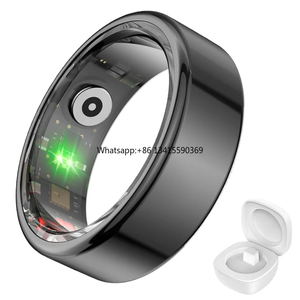 

D Smart Ring With Fitness Finger Digital Ring Oxygen Sleep Health Tracker Ring