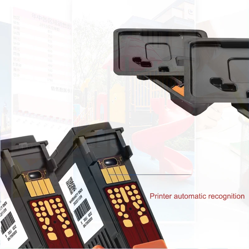 Vilaxh Per HP 744 Testina di stampa F9J86A F9J867A F9J88A HP744 Testina rigenerata per stampante HP Designjet Z2600 Z5600