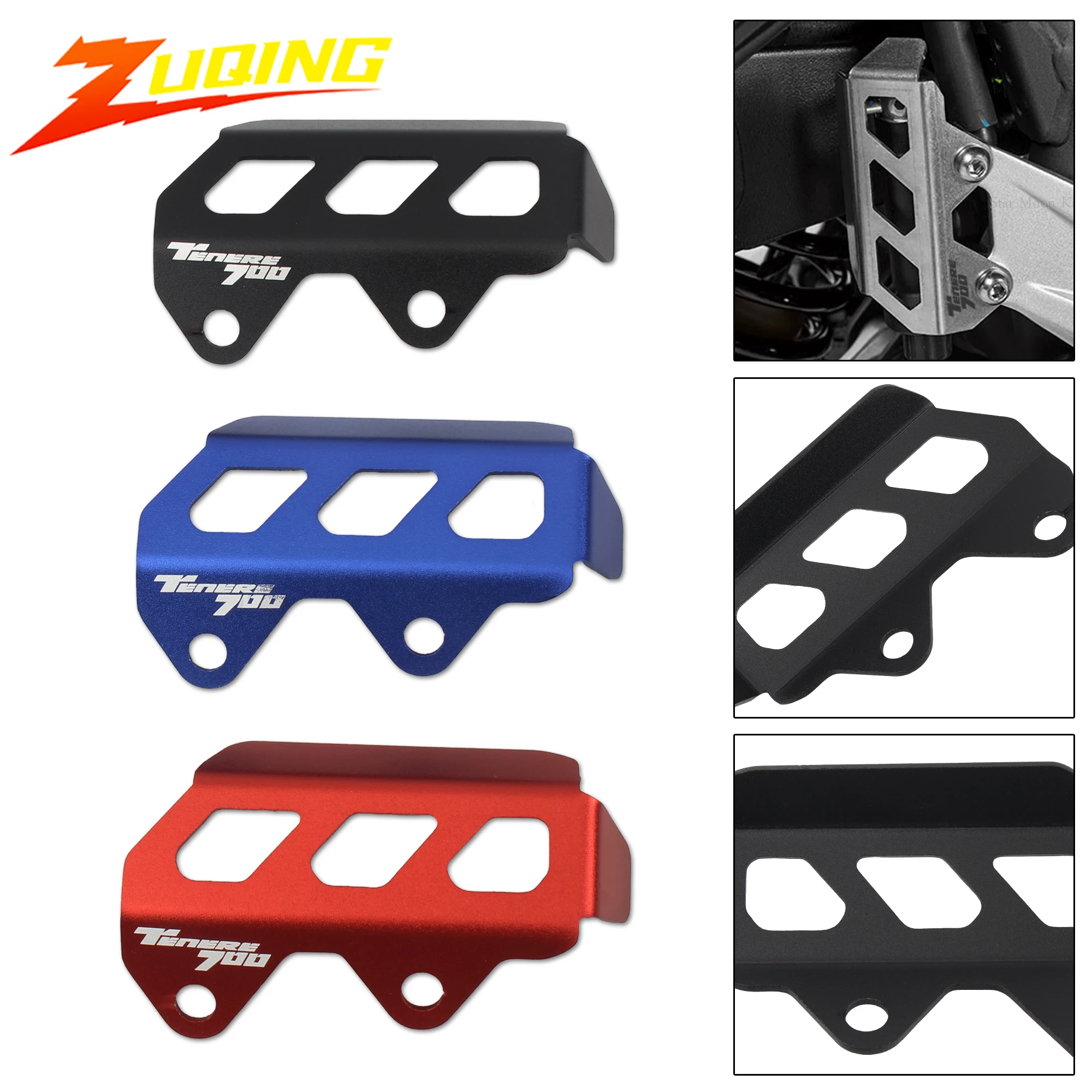 

Motorcycle Parts For Yamaha Tenere 700 XTZ700 T7 XT700Z Rear Brake Master Cylinder Guard Motorbike Anti-Theft Protection Cover