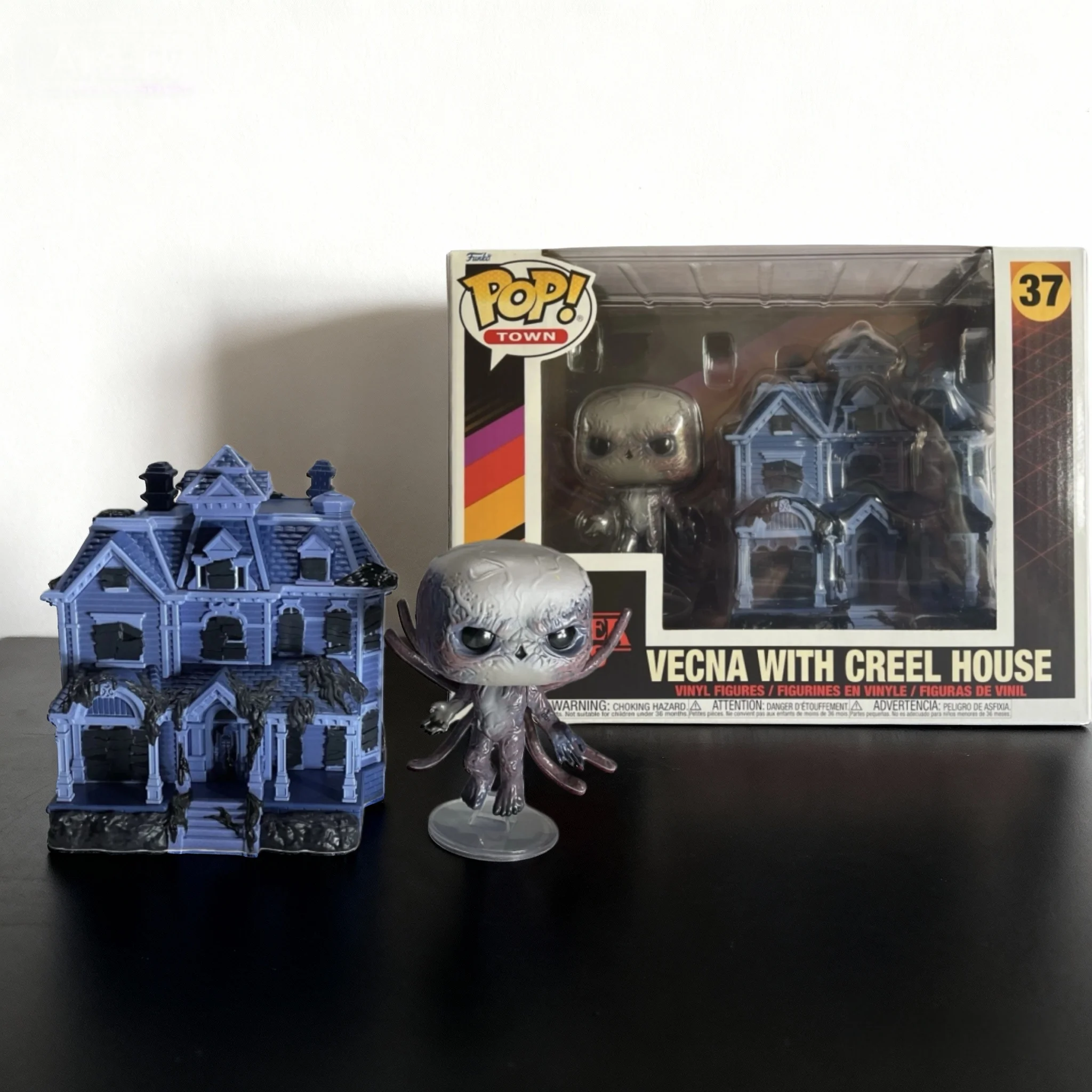 

Очень странные дела, сезон 5, городская Vecna с Creel House # 37. Фигурка Funko Pop Official Genuine Limited Edition, игрушка для фанатов в подарок