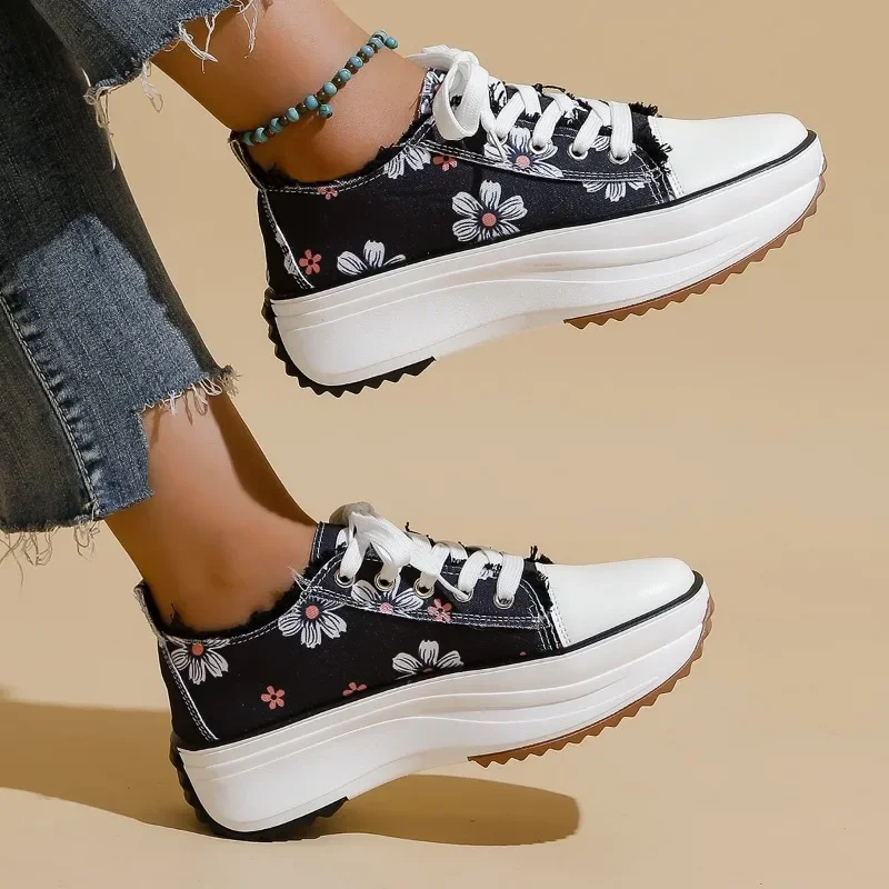 Sapatos grandes redondos de sola grossa para mulheres, moda, moda, solteiros, primavera, verão, outono, novo, 2024