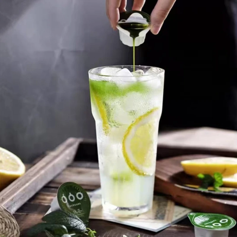 نظارات شاي الجليد جبل طارق سهلة التنظيف مثالية لخدمة المشروبات الباردة - مناسبة لحفلات المطبخ المنزلية والاستخدام اليومي