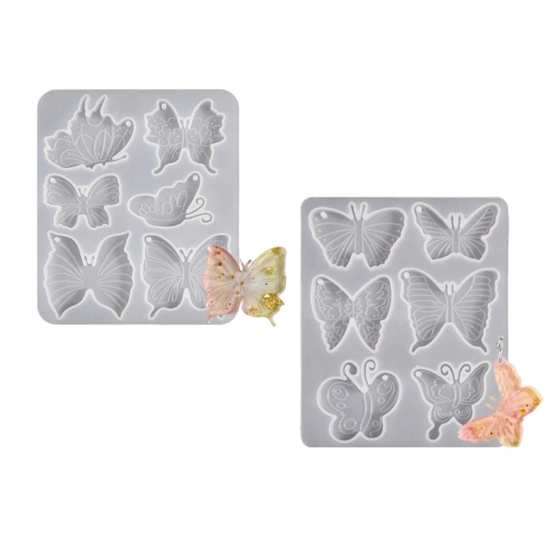 Silicone Earring Molds Featuring Bowknot Designs for Hobbyists and Designers A0KD