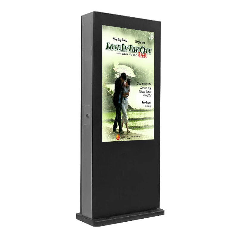 55 inch bracket high brightness Wifi touch screen advertising outdoor LCD