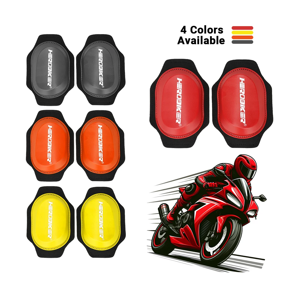 Protection de genou pour moto, usage intensif, pour piste de course, autoroute, entraînement, avec glissière de protection anti-usure pour les courbes