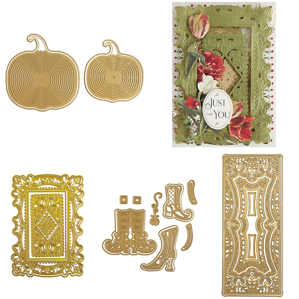 Metallstanzformen Herbst-Landhausstil im Westen Chinas DIY Grußkarten Scrapbooking Geburtstag Prägung Handgemacht 2026 Neu
