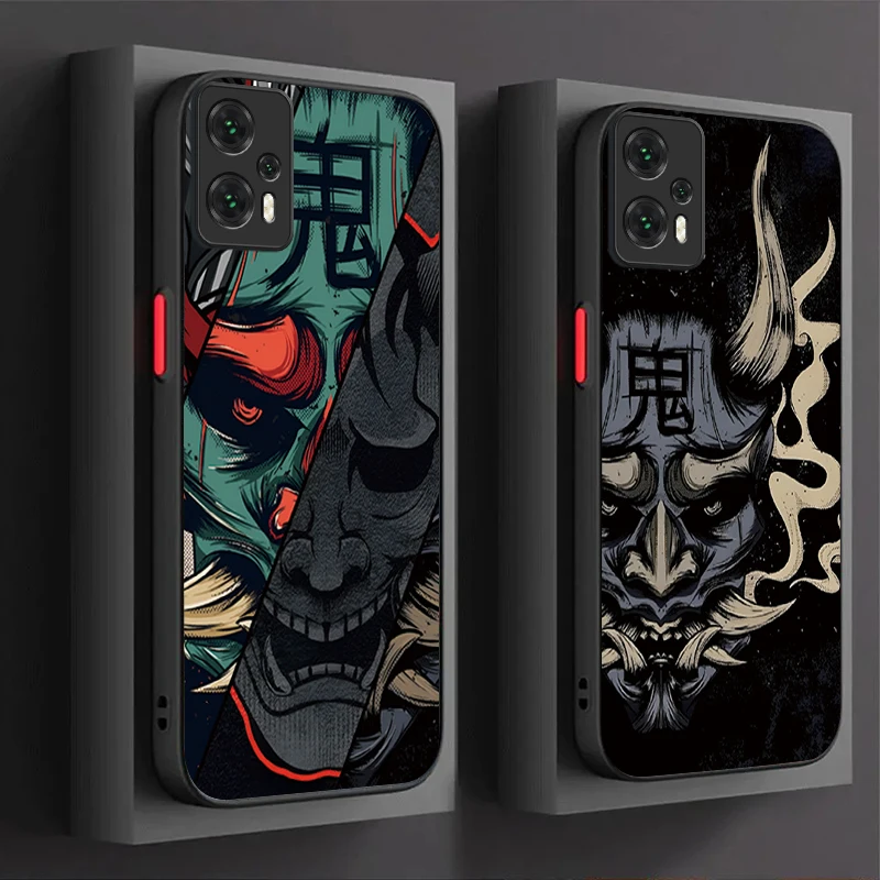 Japan Ghost Samurai Case For Xiaomi POCO X6 M6 13T 12T 11T 10T 13 12 11 Lite 5G NE X3 NFC X4 GT X5 F3 F4 F5 F6 Pro 4G M5S C65