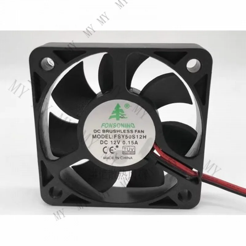 

TT для FONSONING 5010 FSY50S12H DC12V 0,15A 5 см 50*10 мм 2-проводной охлаждающий вентилятор