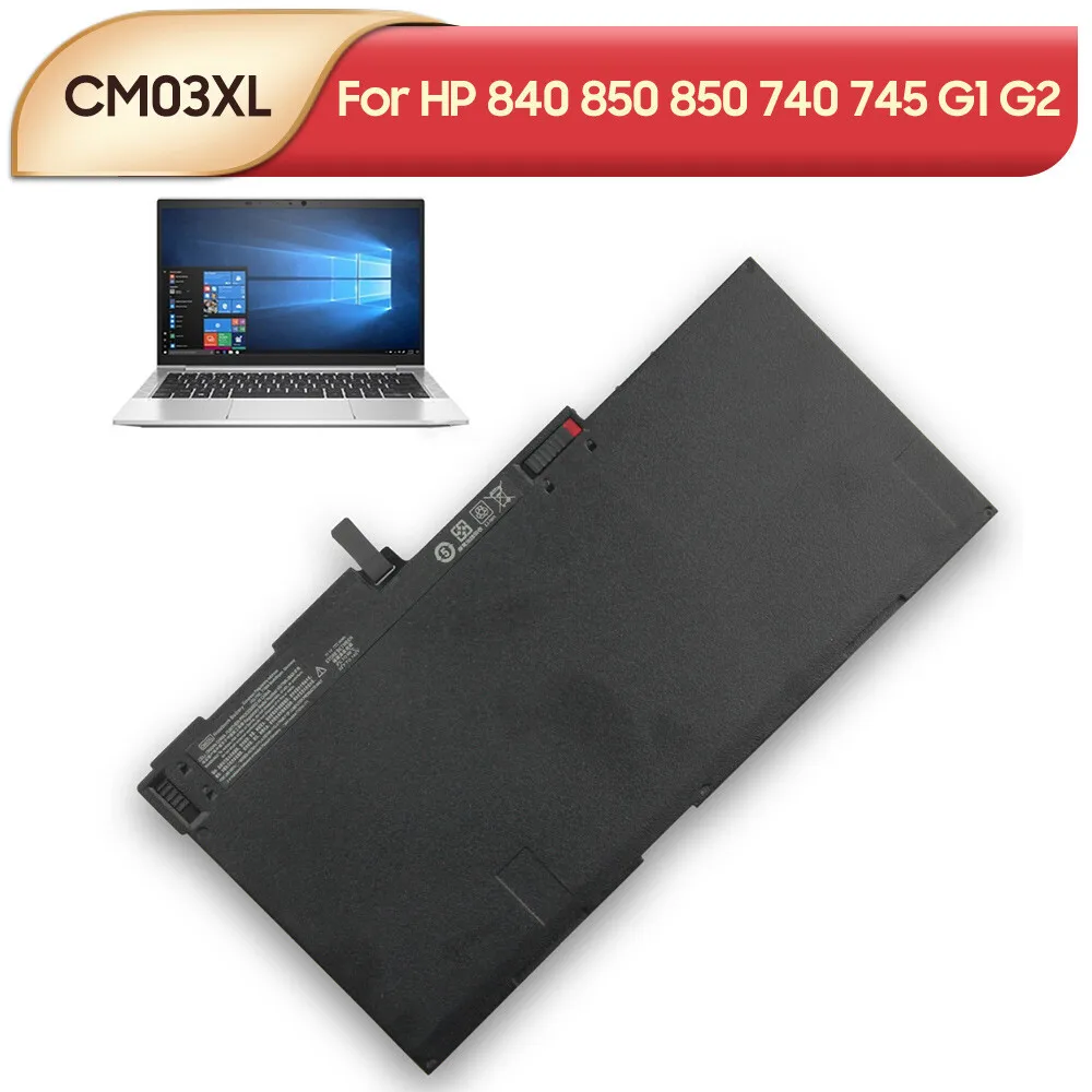 Original Laptop Battery CM03XL For HP ELITEBOOK 840 850 850 740 745 G1 G2 50Wh