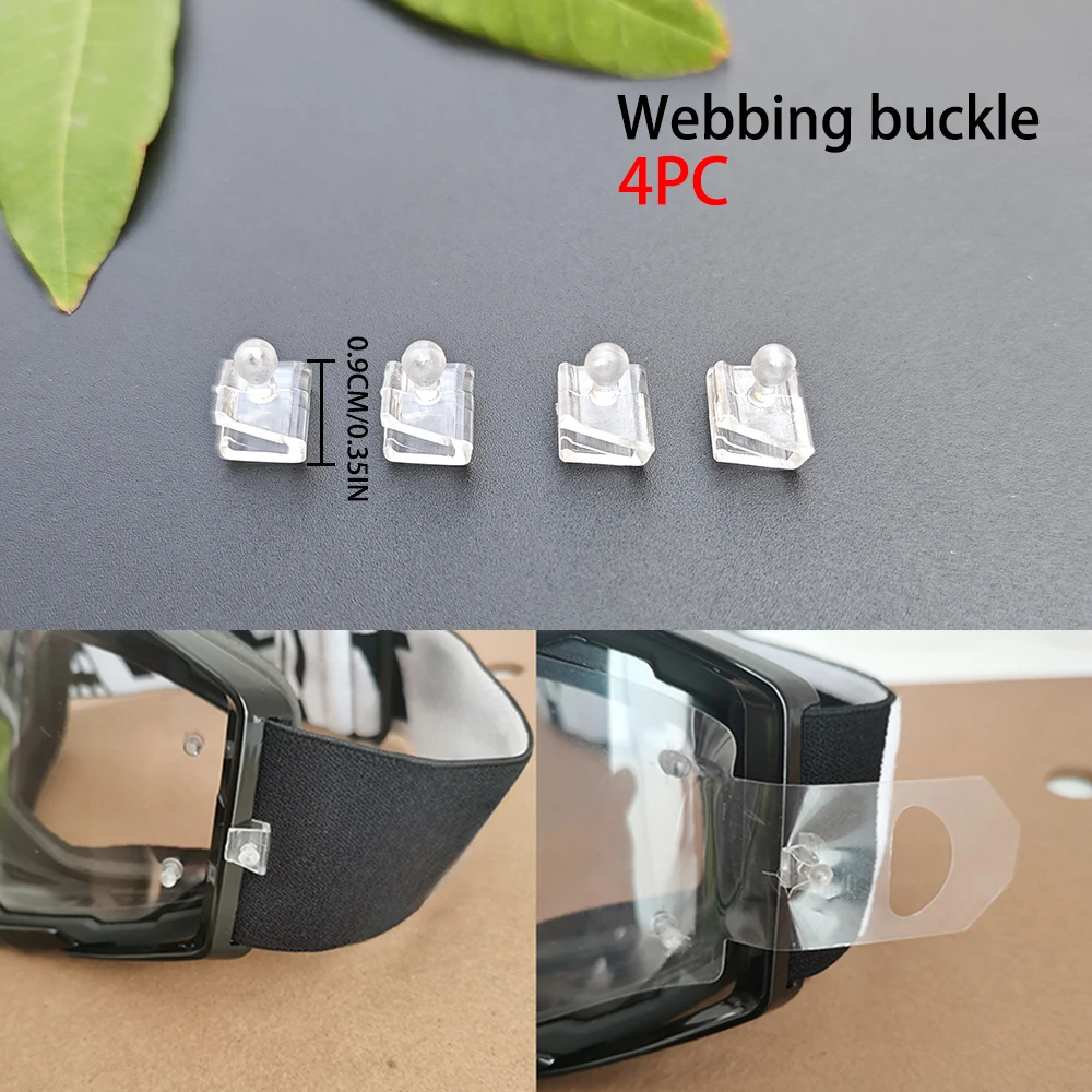 مكافحة الحشف فيلم المسيل للدموع قادرة فيلم 4P معدات مكافحة الحشف الطين الاحتفاظ غشاء سريع تمزيق فيلم دراجة نارية الدراجات نظارات