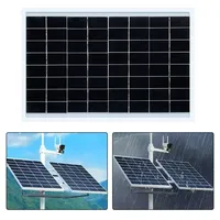 1pcs 30W 12V Solar Panel Polycrystalline Solar Panel USB Portable Outdoor Rechargeable Polycrystalline Solar Panel