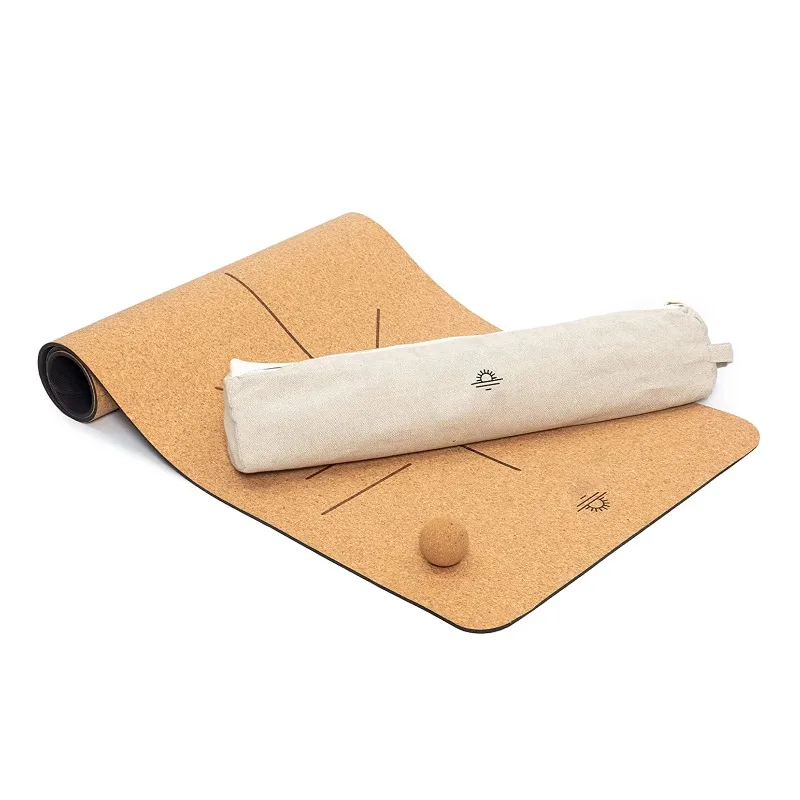 

YTYIN Custom Eco-friendly Sports Non-toxic Non-slip Extra Wide Extra Thick Storage Bag Cork Set Pvc Material Yoga Mat