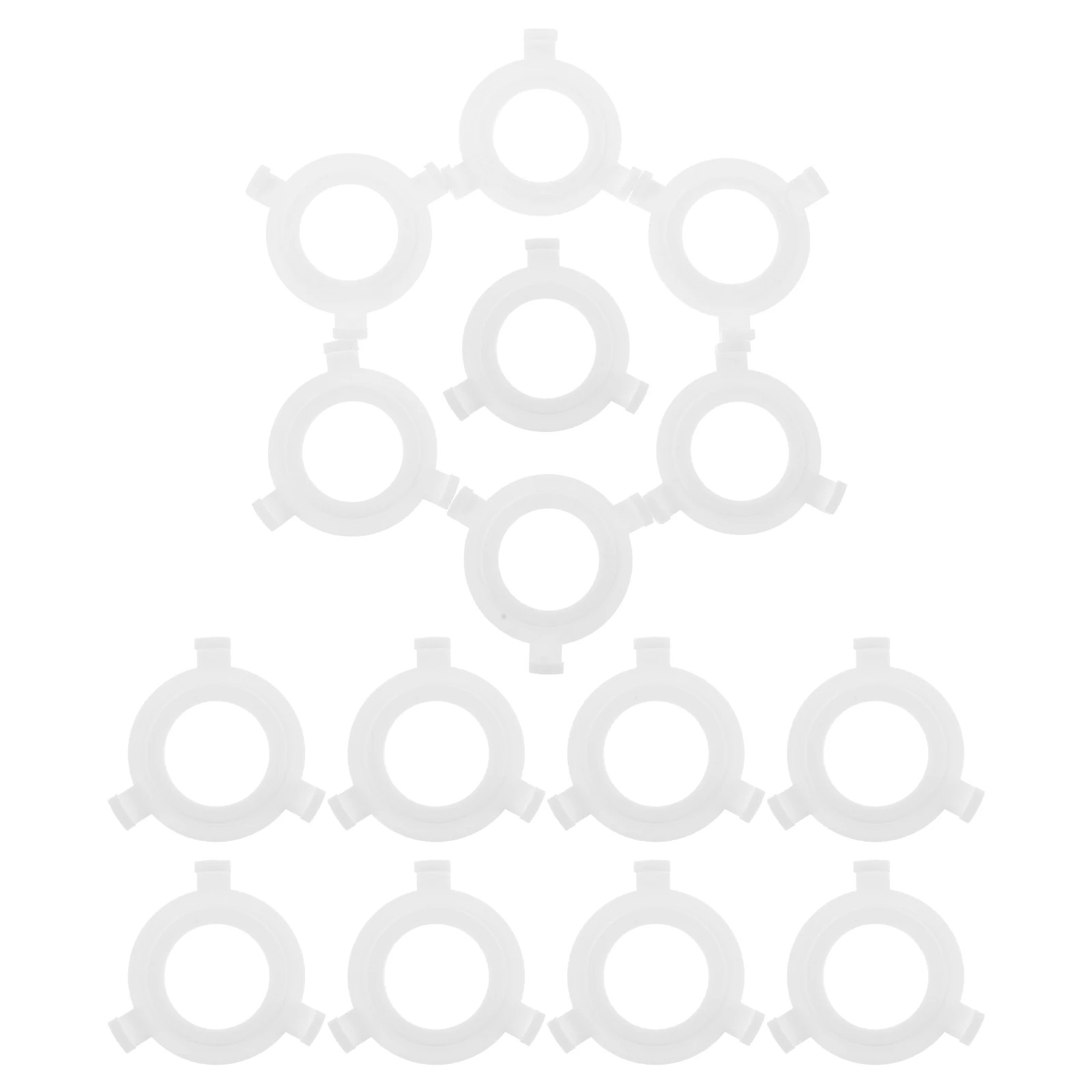 20pcs Lamp Base Converter E27 to 11mm Plastic Adapter for LED Bulb Shade Holder Socket Conversion Garage Shop Workshop