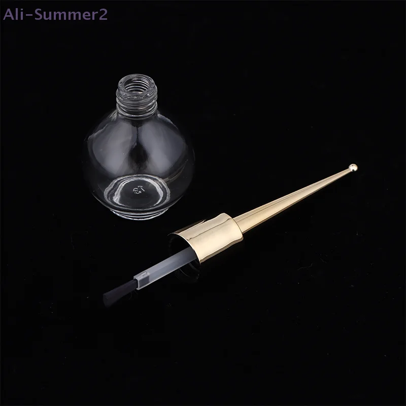 {MX} 15 مللي زجاجة طلاء الأظافر الفارغة مع فرشاة الزجاج الشفاف مسمار الفن زجاجة هلام لتقوم بها بنفسك مسمار الغراء موزع الحاويات #5