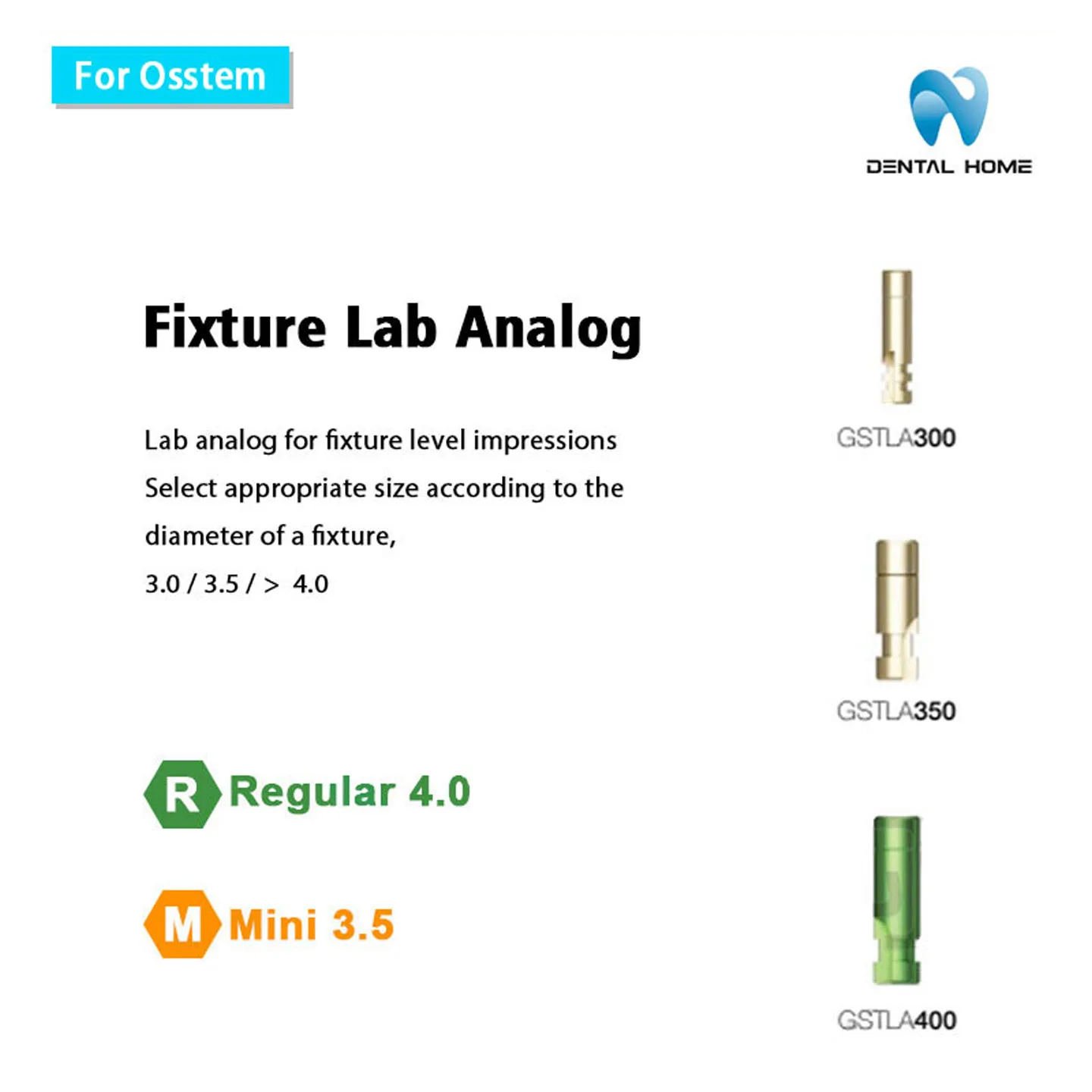 For Osstem Fixture Lab Analog Dental Products And Equipment