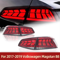 Car Led Headlight For Volkswagen Magotan B8 2017-2019 Tail Lamp Refitted Led Running Light Streamer Steering Tail Lamp Assembly