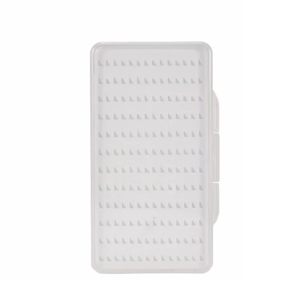

Plastics Fly Fishing Box Transparent Slim Foam Insert Fishing Tackle Box 77/104/168 Holes Light and Thin Fish Hook Box Fishing