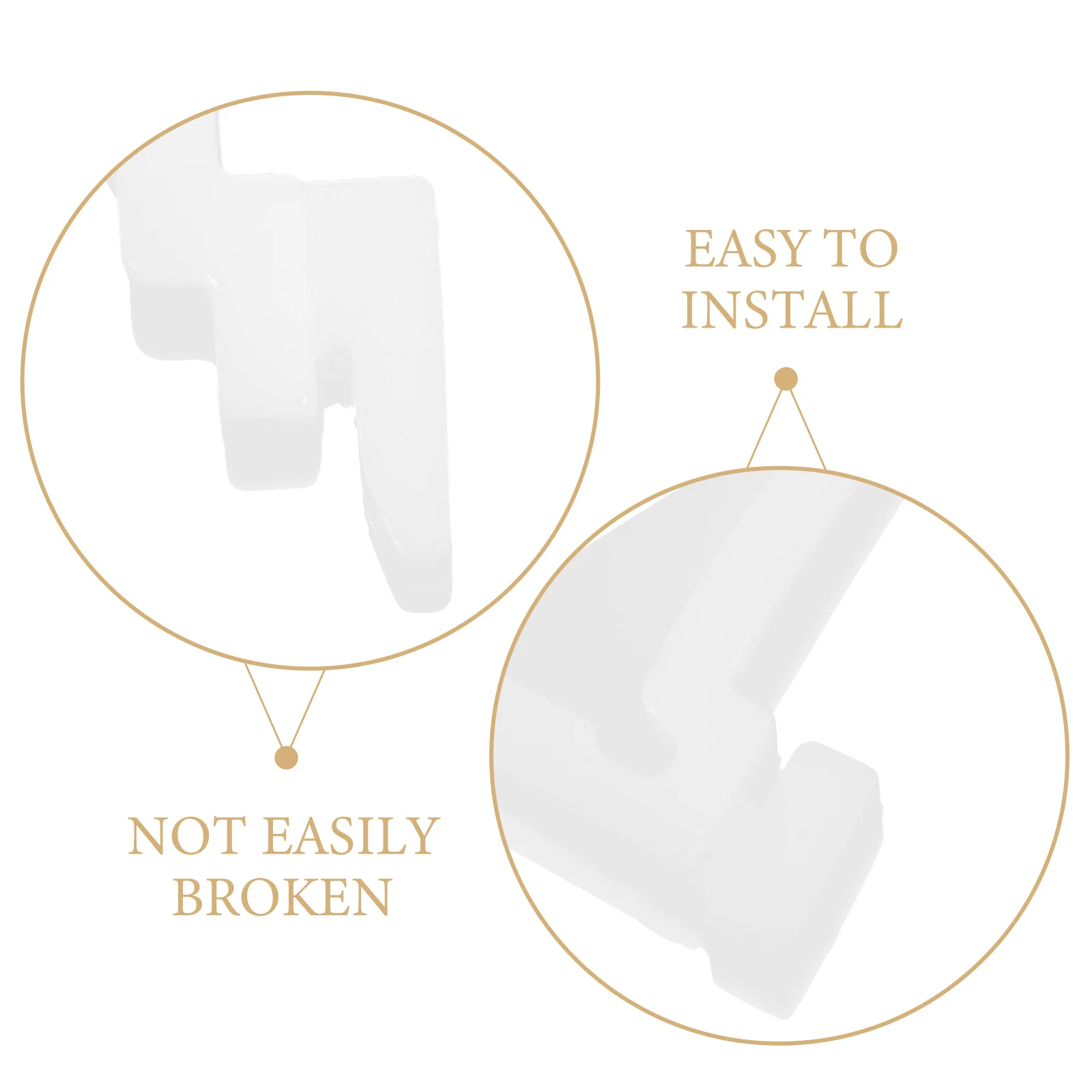 

10pcs Plastic Hooks Fridge Large Organizers Durable Material Shelf Clips Refrigerator Support Clamps Storage