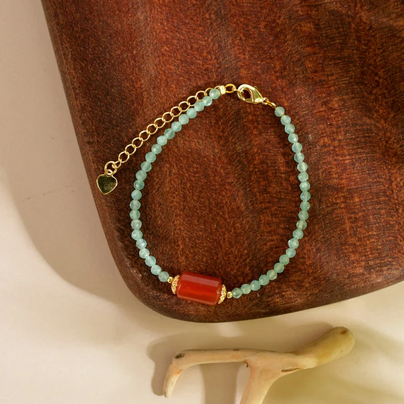 Summer New Opal High Version Bracelet Female All-Matching Fresh Bracelet Handmade High Sense Bracelet