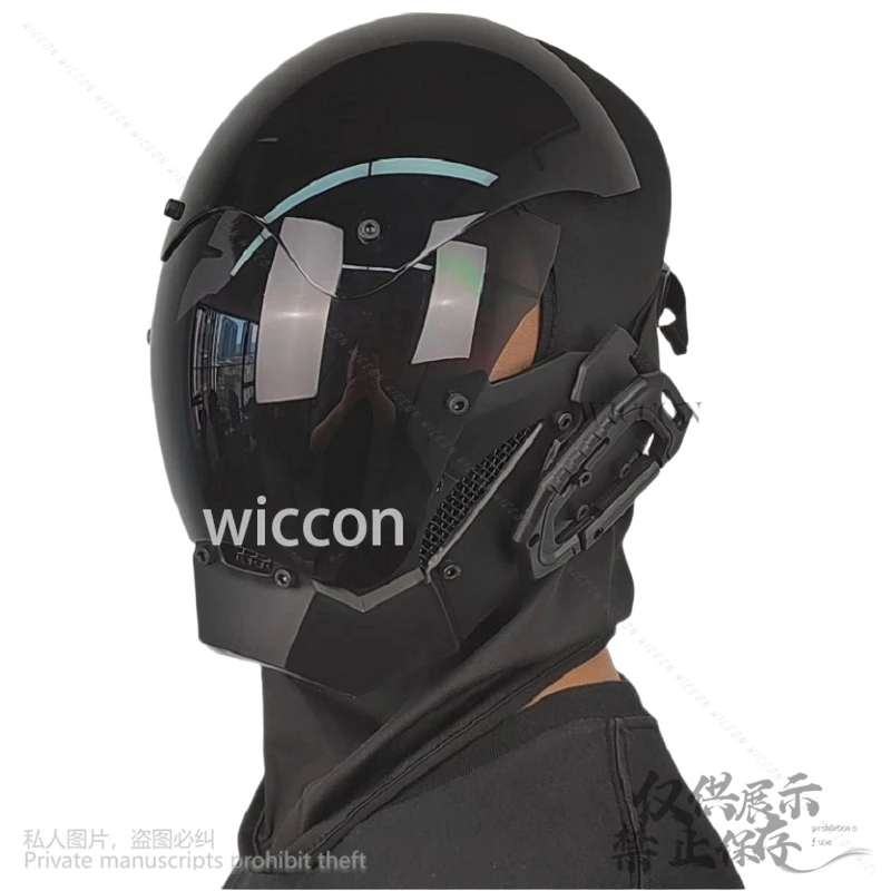 أقنعة أنيمي الشرير تأثيري مخصصة الأزياء الميكانيكية الخيال العلمي والعتاد لعب الأدوار هالوين عيد الميلاد حزب مهرجان الموسيقى الملحقات