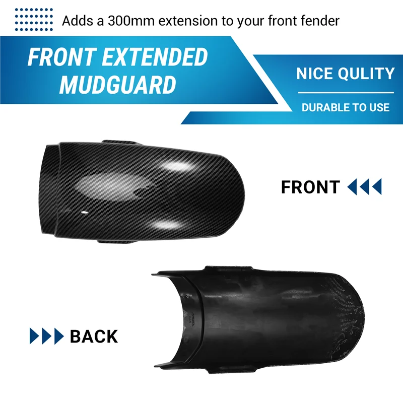 

Motorcycle Accessories Front Wheel Fender Splash Guard Extended Mudguard Cover For Trident 660 2021-2024