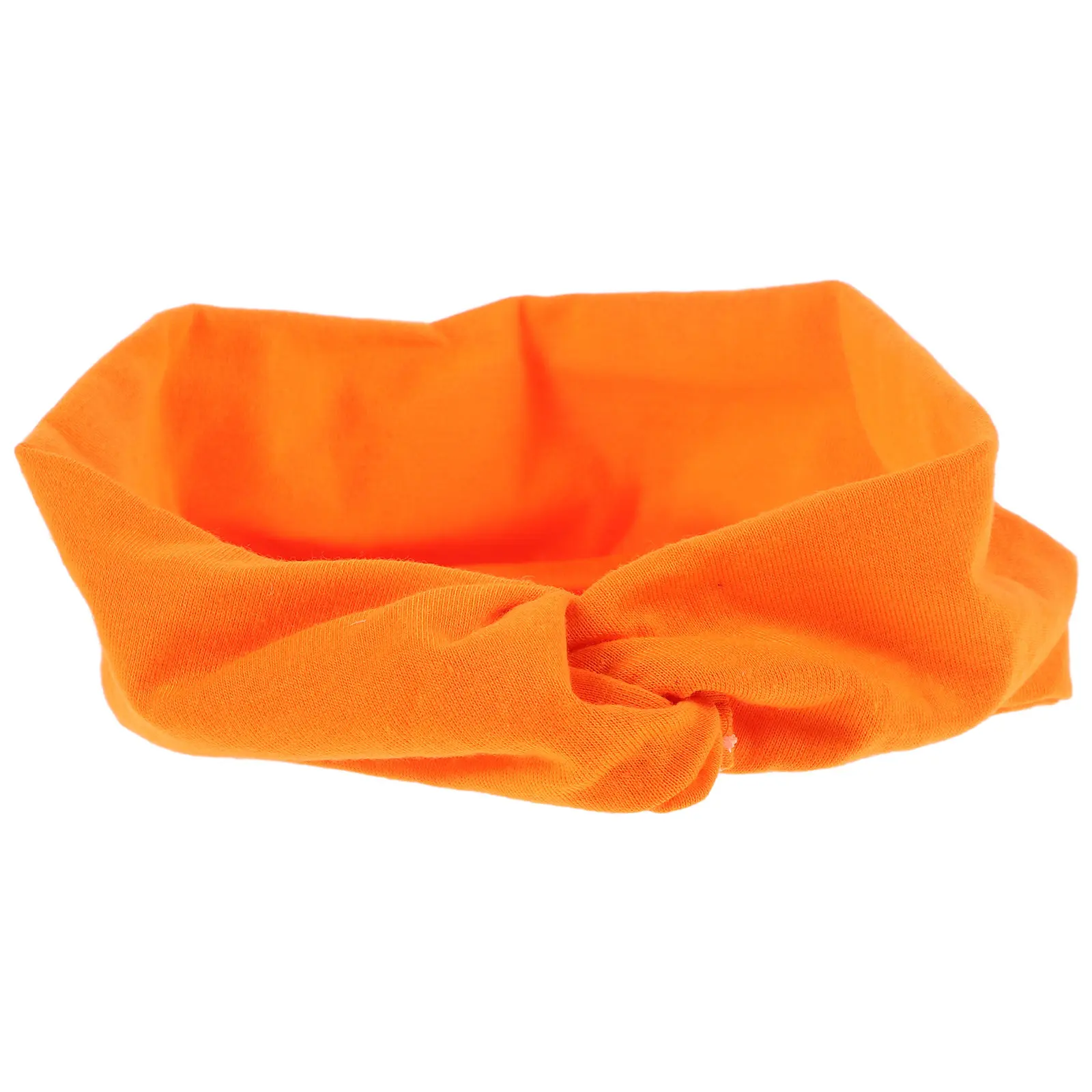 Women Elastic Knot Twist Hair Wrap Headband Turban Style Breathable Sweat Absorbing Wrinkle Free Soft Lightweight for Daily