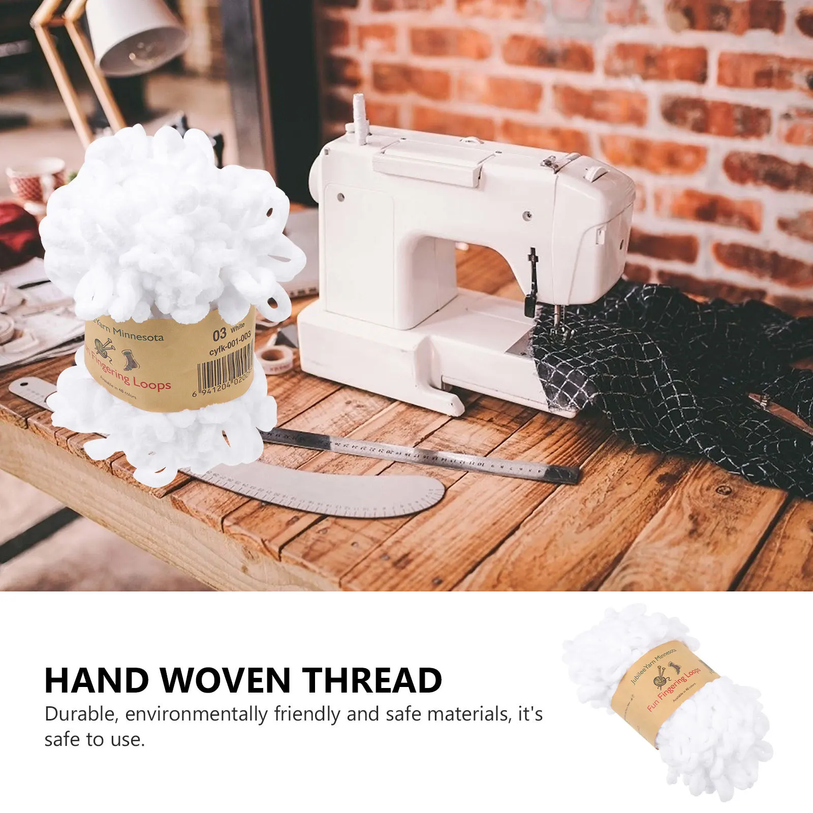 

DIY Handmade Knitted Sweater Woven Thread Hat Scarf Sofa Cushion Yarn Top-Grade Polyester Durable Soft Portable