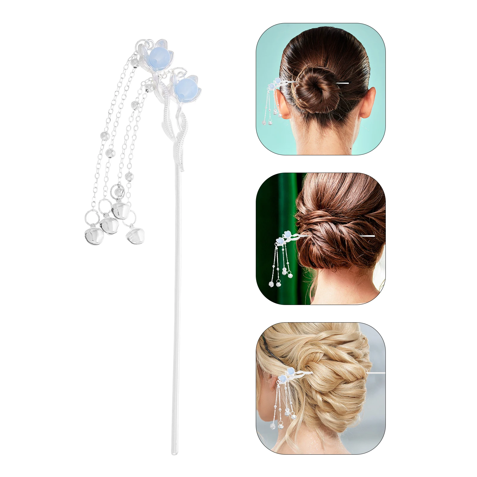 

Ancient Style Hanfu Hairpin Accessories for Girls Classic Chinese Sticks Asian Women Pins Alloy New Year Woman