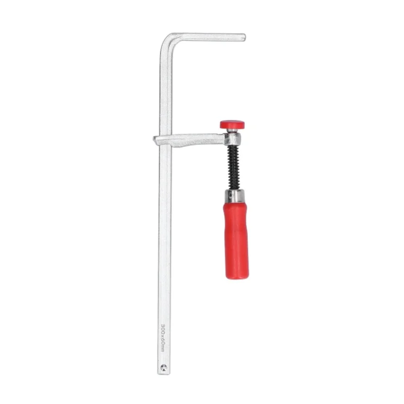 F Clamp Safe Adjustable Aluminum Anti Slip Bar Clamps With Poplar Handle For Woodworking 200x60mm/300x60mm