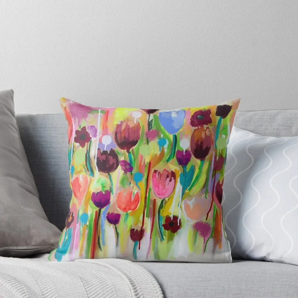 Tryst - Cropped Detail Throw Pillow Pillowcases For Pillows Pillowcases Rectangular Cushion Cover pillow