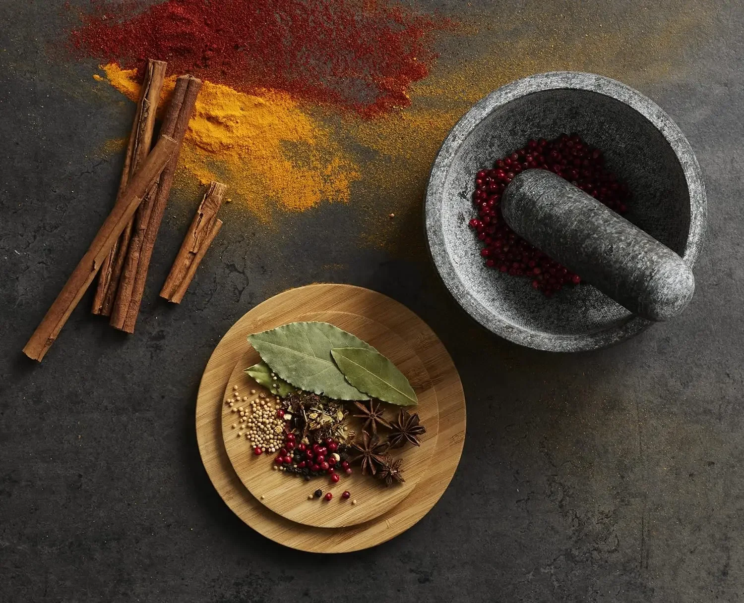 Bamboo cover granite pestle, s - Mortar Pestle Granite incelemesi ve fiyatı