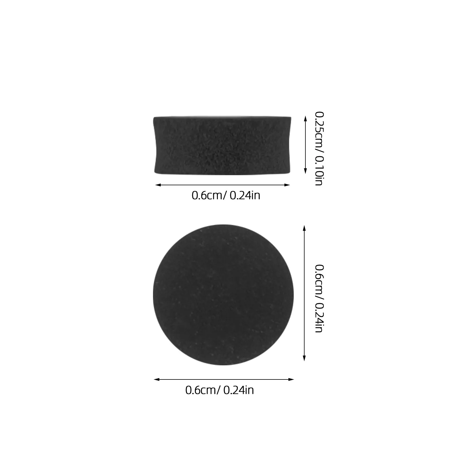 200Pcs Guitar Accessories Acrylic Side Dot Markers 6x2.5mm White Black Fingerboard Position Inlay Fret Markers for Luthier