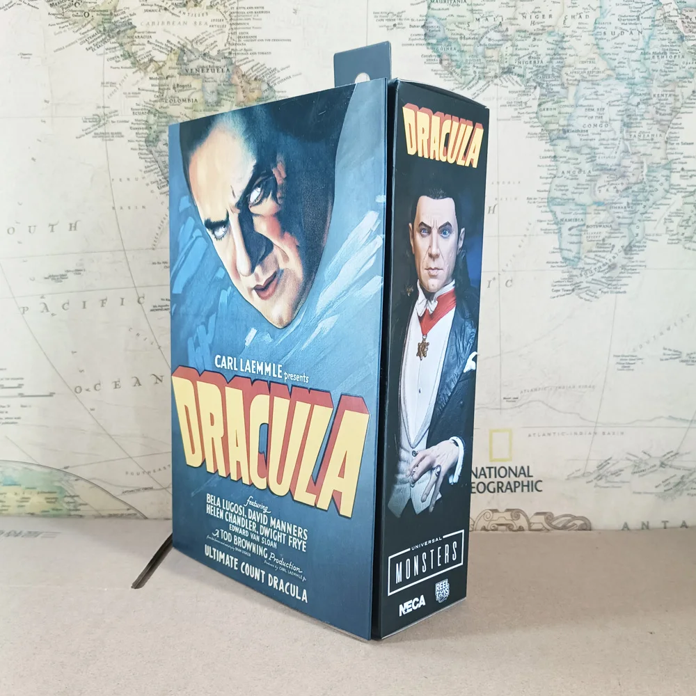 

Классический вампир Дракула Классическая пленка CARL LAEMMLE Подарки NECA Фигурка Модель Игрушки Подарок Оригинальная коллекция